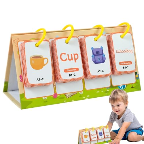 Lnhgh Word -Flash -Karten, Sichtwörter Flash -Karten Kindergarten - 96 Stücke pädagogische Sichtwörter Aufbau Spiel,-Bildung Spielzeug für Lesen, Rechtschreibung, Vorschullernen von Lnhgh