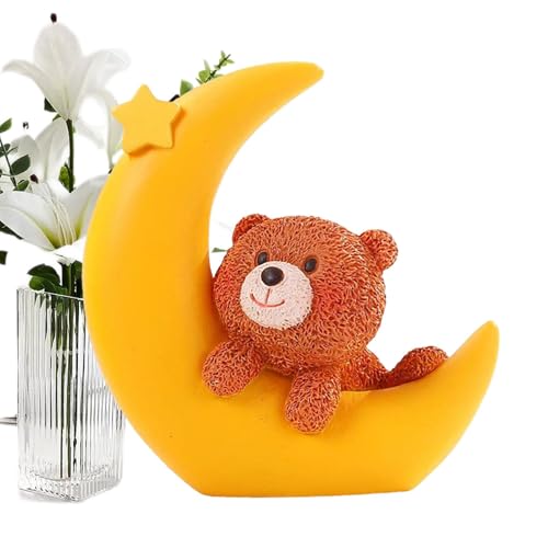 Lnhgh - und Mondkuchentopper, Bär schlafen auf Mondkuchen Topper - Desktop -Figuren - Desktop Mondstatue -Orament für Babyparty, Harz -Figur -Kuchenation Lnhgh - und Mondkuchentopper, Bär schlafen auf Mondkuchen Topper - Desktop -Figuren - Desktop Mondstatue -Orament für Babyparty, Harz -Figur -Kuchenation von Lnhgh