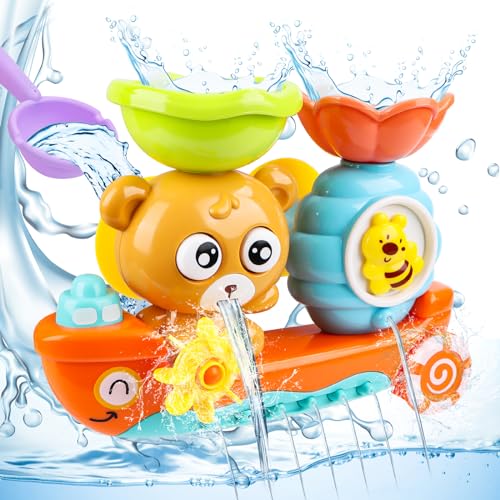 badewannenspielzeug,wasserspielzeug Kinder,Kinder Wasser Dusche Badespielzeug,Baby Badespielzeug mit Saugnäpfe,Kinder Badespaß Geschenk Mädchen Junge für ab 2 3 4 5 6 Jahre badewannenspielzeug,wasserspielzeug Kinder,Kinder Wasser Dusche Badespielzeug,Baby Badespielzeug mit Saugnäpfe,Kinder Badespaß Geschenk Mädchen Junge für ab 2 3 4 5 6 Jahre von Lnjya
