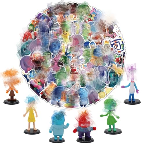 66 Stück Alles Steht Kopf Tortendeko Set, 60 Aufkleber, 6 Torten Figuren Deko, Inside Outter 2 Kuchen Deko, Kindergeburtstag Tortendeko, Cake Topper, Kinder Geburtstagsdeko. 66 Stück Alles Steht Kopf Tortendeko Set, 60 Aufkleber, 6 Torten Figuren Deko, Inside Outter 2 Kuchen Deko, Kindergeburtstag Tortendeko, Cake Topper, Kinder Geburtstagsdeko. von Lnxquizzic