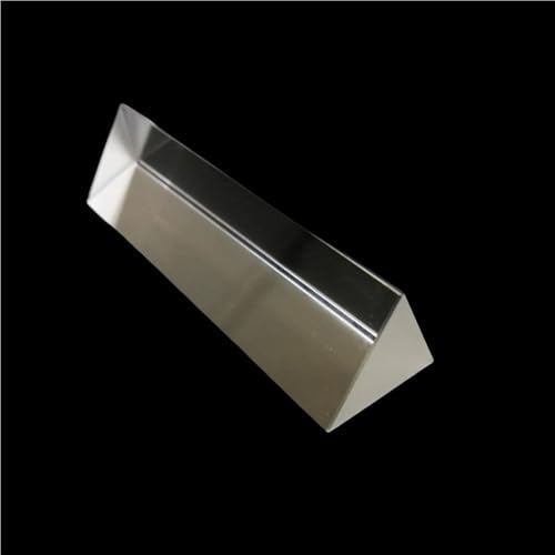 Gleichschenkliges rechtwinkliges Prisma, unbeschichtetes optisches Glass, 9–40 mm, 90-Grad-Brechungsdreiecksprisma, 1 Stück(22.5x22.5x88mm) von Loacea