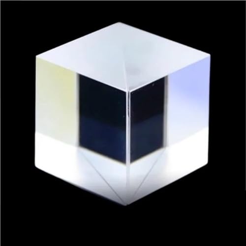 Kristalloptisches Glaswürfelprisma 3-50 mm, halbreflektierender, halbtransparenter Strahlteiler for die Fotografie, 1 Stück(10x10x10mm) von Loacea
