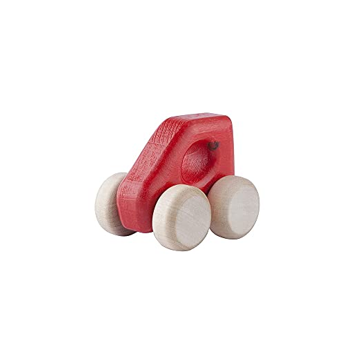 Lobito Spielzeuge Holzspielzeug Smart Car | Montessori-Spielzeug für Baby & Kleinkinder | Sensomotorik | Kindergeschenk 1 2 3 Jahre alt für Junge oder Mädchen | Nach deutschem Vorbild (Rot) von Lobito