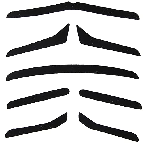 Loboo Idea Selbstklebender schwarzer Bartmuster für Halloween von Loboo Idea