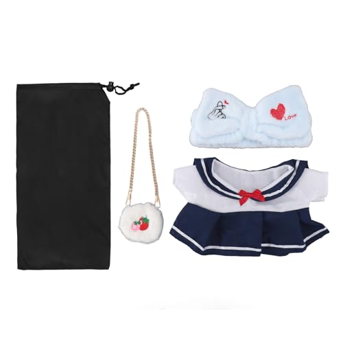 Niedliche Plüschpuppenkleidung für Rollenspiele Vorschulzentren 12 -Zoll -Puppen (Heart Headband) von Loboo Idea