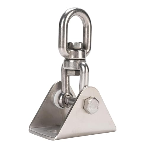 Locadence Locadenzschwungstangen Set, 1200 lb Ladung Hängemattenhaken, 360 ° Drehde Edelstahl -Schwenkschwingungshaken, Schwung -Hardware -Zubehör für Balcone Gardens Wohnzimmer Locadence Locadenzschwungstangen Set, 1200 lb Ladung Hängemattenhaken, 360 ° Drehde Edelstahl -Schwenkschwingungshaken, Schwung -Hardware -Zubehör für Balcone Gardens Wohnzimmer von Locadence