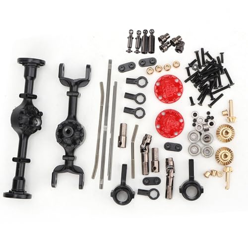 Locadence RC CAR Modification Kit, Metall Upgrade Teil Kit Angepasst für WPL 1/16 B14 B24 B26 C14 C24 RC Automodifikation von Locadence