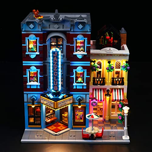 LED-Licht-Set für Lego Jazz Club, LED-Licht-Kit für Lego 10312 Jazz Club – Modelle nicht enthalten, nur Licht-Set (Standard-Version) von LocoLee