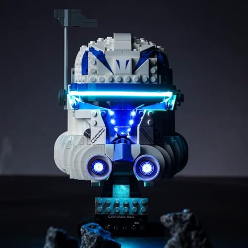 Led Licht Set für Lego Captain Rex Helm 75349, Led Beleuchtungs Set für Lego Star Wars Captain Rex Helm - Nur Lichter Set, Kein Modell von LocoLee