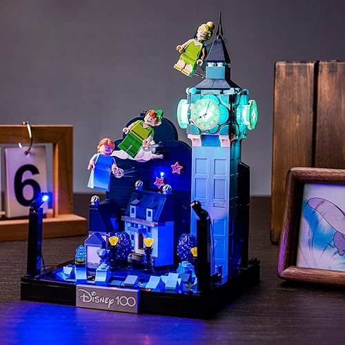 LocoLee Led Licht Set Kompatibel mit Lego Disney Peter Pans & Wendys Flug über London, Led Beleuchtungs Set Compatible with Lego 43232 Disney Peter Pan - Nur Lichter Set, Kein Modell von LocoLee