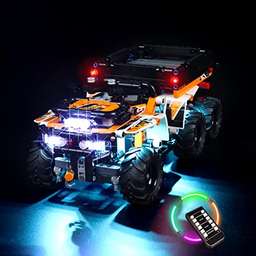 Led Licht Set für Lego Geländefahrzeug, Led Beleuchtungs Set für Lego 42139 Geländefahrzeug ATV Offroader - Nur Lichter-Set,kein Lego-Modell (Fernbedienung Version) von LocoLee
