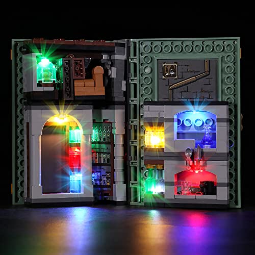 Led Licht Set für Lego Harry Potter Hogwarts Moment: Zaubertrankunterricht, Light for Lego 76383 Potions Class,Nur Lichter Set,kein Lego Modell (76383 Zaubertrankunterricht) von LocoLee