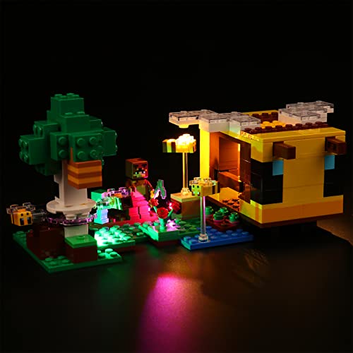 Led Licht Set für Lego Minecraft Das Bienenhäuschen, Led Beleuchtungs Set für Lego 21241 Minecraft The Bee Cottage - Nur Lichter Set, Kein Modell von LocoLee