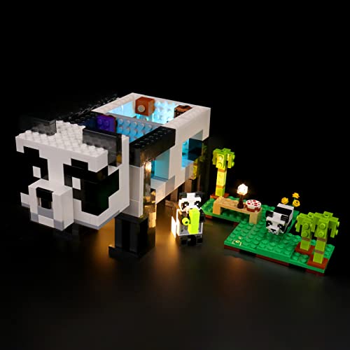 Led Licht Set für Lego Minecraft Pandahaus, Led Beleuchtungs Set für Minecraft Lego 21245 The Panda Haven - Nur Lichter Set, Kein Modell von LocoLee
