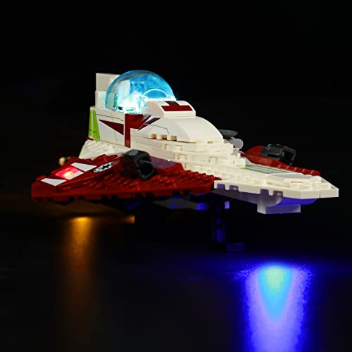 Led Licht Set für Lego Obi Wan Kenobis, Led Beleuchtungs Set für Lego 75333 Obi-Wan Kenobis Jedi Starfighter - Nur Lichter Set, Kein Modell von LocoLee