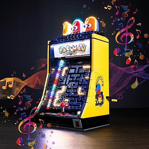 Led Licht Set für Lego PAC-Man Arcade, Led Beleuchtungs Set für Lego 10323 PAC-Man Arcade - Nur Lichter Set, Kein Modell (Musik Version) von LocoLee