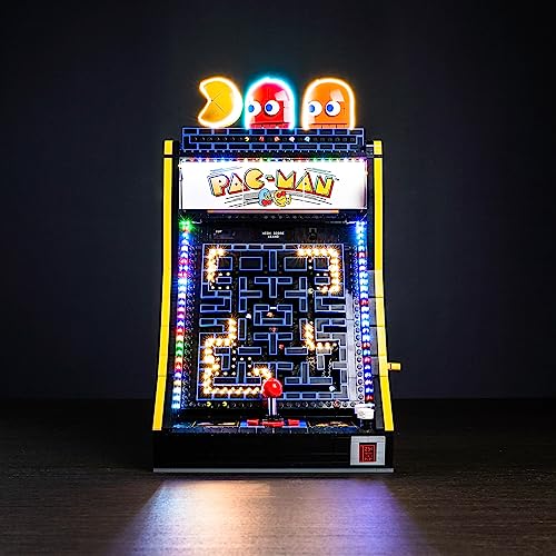 Led Licht Set für Lego PAC-Man Arcade, Led Beleuchtungs Set für Lego 10323 PAC-Man Arcade - Nur Lichter Set, Kein Modell (Standard Version) von LocoLee