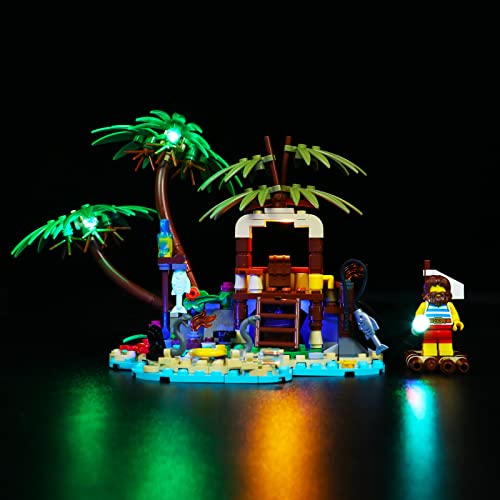 Led Licht Set für Lego Ray der Schiffbrüchige, Dekorations Led Beleuchtungs Set für Lego 40566 Ray der Schiffbrüchige - Nur Lichter-Set, Kein Modell von LocoLee