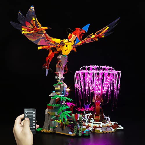 LocoLee Led Licht Set Kompatibel mit Lego Toruk Makto und der Baum der Seelen, Led Beleuchtungs Set Compatible with Lego 75574 - Nur Lichter Set, Kein Modell (Fernbedienung Version) von LocoLee
