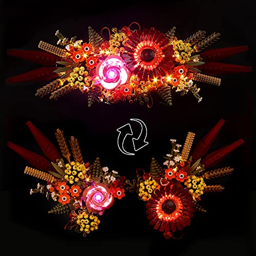 LocoLee Led Licht Set Kompatibel mit Lego Trockenblumengesteck, Led Beleuchtungs Set Compatible with Lego 10314 Dried Flower Centerpiece - Nur Lichter Set, Kein Modell von LocoLee