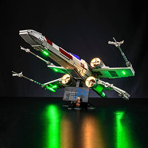 Led Licht Set für Lego X-Wing Starfighter, Led Beleuchtungs Set für Lego 75355 Star Wars X-Wing Starfighter Ultimate Collector Series - Nur Lichter Set, Kein Modell (Standard Version) von LocoLee