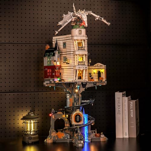 Licht-Kit für Lego Gringotts Bank, Beleuchtungsset für Lego 76417 Harry Potter Gringotts Bank Collectors Edition - Modelle nicht enthalten, nur Licht-Kit (Standardversion) von LocoLee