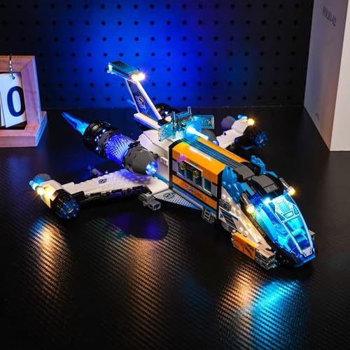 LocoLee Licht-Kit für Lego Mr. Oz's Spacebus 71460, Beleuchtungsset für Lego 71460 DREAMZzz Mr. Oz's Spacebus Modelle nicht enthalten, nur Licht-Kit (Standardversion) von LocoLee