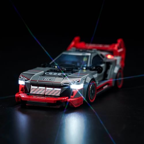 Licht Set für Lego Audi S1 e-tron Quattro, Nur Lichter Set - Kein Modell, Licht BeleuchtungSet für Lego 76921 Speed Champions Audi S1 e-tron Quattro Race Car von LocoLee