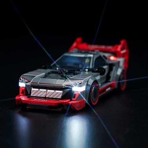 Licht Set für Lego Audi S1 e-tron Quattro, Nur Lichter Set - Kein Modell, Licht BeleuchtungSet für Lego 76921 Speed Champions Audi S1 e-tron Quattro Race Car von LocoLee