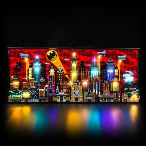 LocoLee Licht Kompatibel mit Lego Batman: Die Zeichentrickserie Gotham City 76271, Nur Lichter Set - Kein Modell, Licht Beleuchtungs Compatible with Lego 76271 Die Zeichentrickserie Gotham City von LocoLee