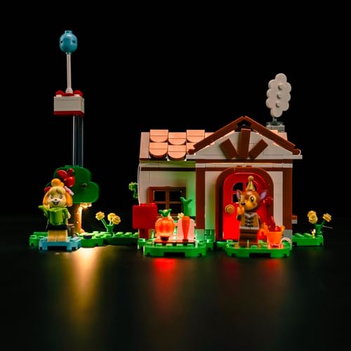 Licht Set für Lego Besuch von Melinda, Nur Lichter Set - Kein Modell, Licht BeleuchtungSet für Lego 77049 Animal Crossing Besuch von Melinda von LocoLee