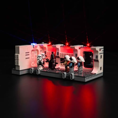 LocoLee Licht Kompatibel mit Lego Entern der Tantive IV, Nur Lichter Set - Kein Modell, Licht BeleuchtungSet Compatible with Lego 75387 Star Wars Das Entern der Tantive IV von LocoLee