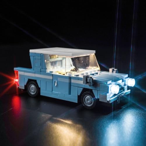 LocoLee Licht Kompatibel mit Lego Fliegender Ford Anglia 76424, Nur Lichter Set - Kein Modell, Licht Beleuchtungs Compatible with Lego 76424 Fliegender Ford Anglia LocoLee Licht Kompatibel mit Lego Fliegender Ford Anglia 76424, Nur Lichter Set - Kein Modell, Licht Beleuchtungs Compatible with Lego 76424 Fliegender Ford Anglia von LocoLee