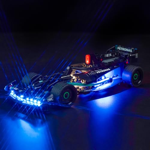 Licht Set für Lego Mercedes-AMG F1 W14 E Performance, Nur Lichter Set - Kein Modell, Licht BeleuchtungSet für Lego 42165 Technic Mercedes-AMG F1 W14 E Performance Race Car von LocoLee