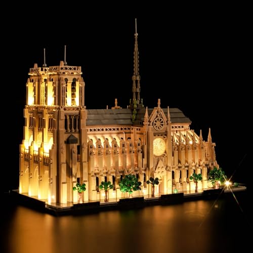 LocoLee Licht Kompatibel mit Lego Notre-Dame de Paris, Nur Lichter Set - Kein Modell, Licht Beleuchtung Set Compatible with Lego 21061 Notre-Dame de Paris LocoLee Licht Kompatibel mit Lego Notre-Dame de Paris, Nur Lichter Set - Kein Modell, Licht Beleuchtung Set Compatible with Lego 21061 Notre-Dame de Paris von LocoLee