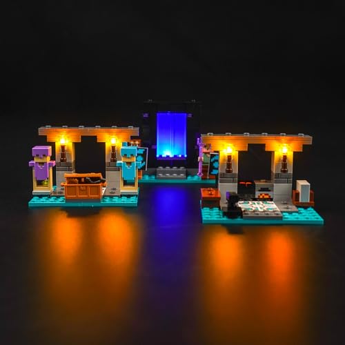 Licht Set für Lego Waffenkammer, Nur Lichter Set - Kein Modell, Licht BeleuchtungSet für Lego 21252 Minecraft The Armory von LocoLee