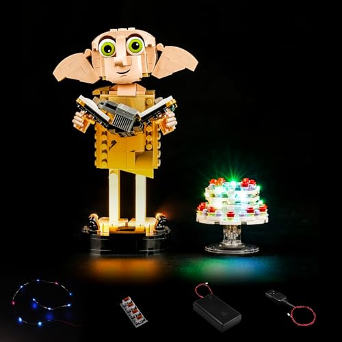 Led Licht Set für Lego Dobby der Hauself Set, Led Beleuchtungs Set für Lego 76421 Harry Potter Dobby The House-Elf - Nur Lichter Set, Kein Modell von LocoLee