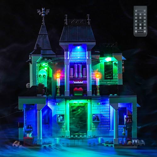 LocoLee LED-Licht-Set, kompatibel mit Lego 31167 Spukhaus, LED-Dekorationsset, kompatibel mit LEGO 3-in-1 31167 Bausteinen, nur Licht-Set, kein Modell LocoLee LED-Licht-Set, kompatibel mit Lego 31167 Spukhaus, LED-Dekorationsset, kompatibel mit LEGO 3-in-1 31167 Bausteinen, nur Licht-Set, kein Modell von LocoLee