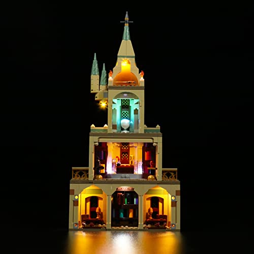 LocoLee Led Licht Set Kompatibel mit LEGO 76402 Dumbledores Büro, Led Beleuchtungs Set Compatible with LEGO 76402 Harry Potter Hogwarts Dumbledore’s Office - Nur Lichter-Set, Kein Modell-Modell von LocoLee