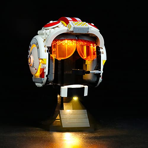 LocoLee Led Licht Set Kompatibel mit LEGO Luke Skywalker Helm, Led Beleuchtungs Set Compatible with LEGO 75327 Helm von Luke Skywalker - Nur Lichter-Set,Kein Modell LocoLee Led Licht Set Kompatibel mit LEGO Luke Skywalker Helm, Led Beleuchtungs Set Compatible with LEGO 75327 Helm von Luke Skywalker - Nur Lichter-Set,Kein Modell von LocoLee