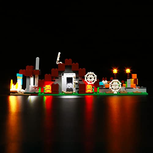LocoLee Led Licht Set Kompatibel mit LEGO Verlassene Dorf, Led Beleuchtungs Set Compatible with LEGO Minecraft Das Verlassene Dorf 21190 - Nur Lichter Set, Kein Modell LocoLee Led Licht Set Kompatibel mit LEGO Verlassene Dorf, Led Beleuchtungs Set Compatible with LEGO Minecraft Das Verlassene Dorf 21190 - Nur Lichter Set, Kein Modell von LocoLee