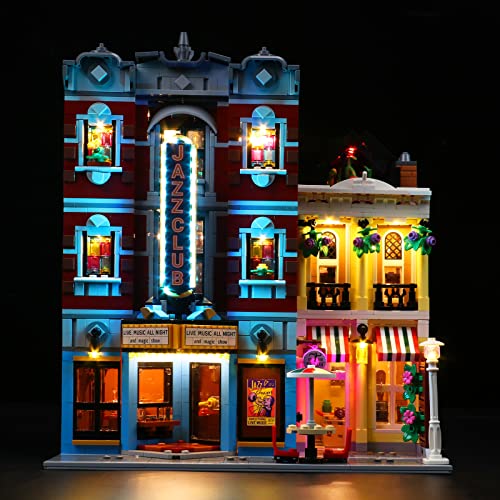 LocoLee Led Licht Set Kompatibel mit Lego Jazz Club, Led Beleuchtungs Set Compatible with Lego 10312 Jazz Club - Nur Lichter Set, Kein Modell (Standard Version) von LocoLee