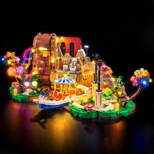 LocoLee Licht Kit Kompatibel mit Lego 21360 Willy Wonka & The Chocolate Factory (Kein - Lego-Set) Dekorative Beleuchtung Set Compatible with Lego Willy Wonka und die Schokoladenfabrik von LocoLee