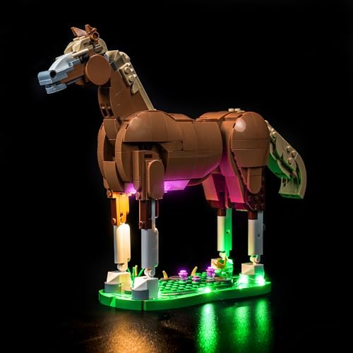 LocoLee Licht Kit Kompatibel mit Lego 31166 Beautiful Horse (Kein - Lego-Set) Dekorative Beleuchtungsset Compatible with Lego 3-in-1 Prächtiges Ross von LocoLee