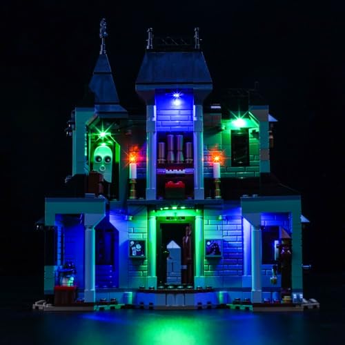 LocoLee Licht Kit Kompatibel mit Lego 31167 Geisterhaus (Kein - Lego-Set) Dekorative Beleuchtung Set Compatible with Lego 3-in-1 Haunted Mansion von LocoLee