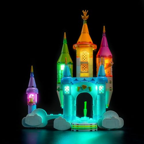LocoLee Licht Kit Kompatibel mit Lego 31175 Unicorn Castle (Kein - Lego-Set) Dekorative Beleuchtung Set Compatible with Lego Creator 3-in-1 Einhornschloss von LocoLee