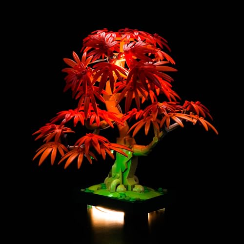 LocoLee Licht Set Kompatibel mit Lego 10348 Japanese Red Maple Bonsai Tree - Nur das Licht - Set, kein Modell, Dekorative Beleuchtung Set Compatible with Lego 10348 Bonsai-Baum LocoLee Licht Set Kompatibel mit Lego 10348 Japanese Red Maple Bonsai Tree - Nur das Licht - Set, kein Modell, Dekorative Beleuchtung Set Compatible with Lego 10348 Bonsai-Baum von LocoLee