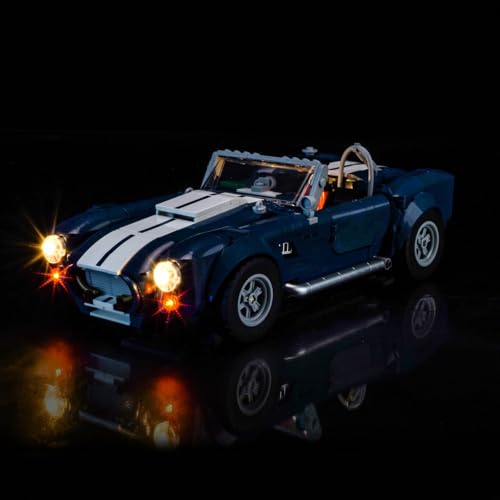 LocoLee Licht Set Kompatibel mit Lego 10357 Shelby Cobra 427 S/C (Kein - Lego-Set) Dekorative Beleuchtung Set Compatible with Lego 10357 von LocoLee