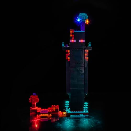 LocoLee Licht Set Kompatibel mit Lego 21279 The Enderman Tower (Kein - Lego-Set) Dekorative Beleuchtung Set Compatible with Lego 21279 Der Enderman-Turm von LocoLee