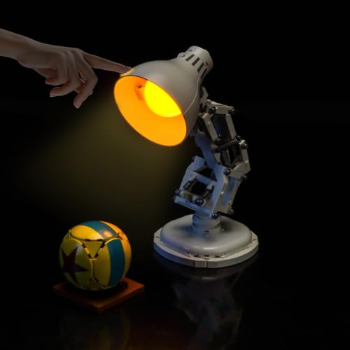 LocoLee Licht Set Kompatibel mit Lego 21357 Pixar Luxo Jr (Kein Lego-Set), Sonderanfertigung Touch Version Dekorative Beleuchtung Set Compatible with Lego 21357 Pixar Lamp Ideas von LocoLee